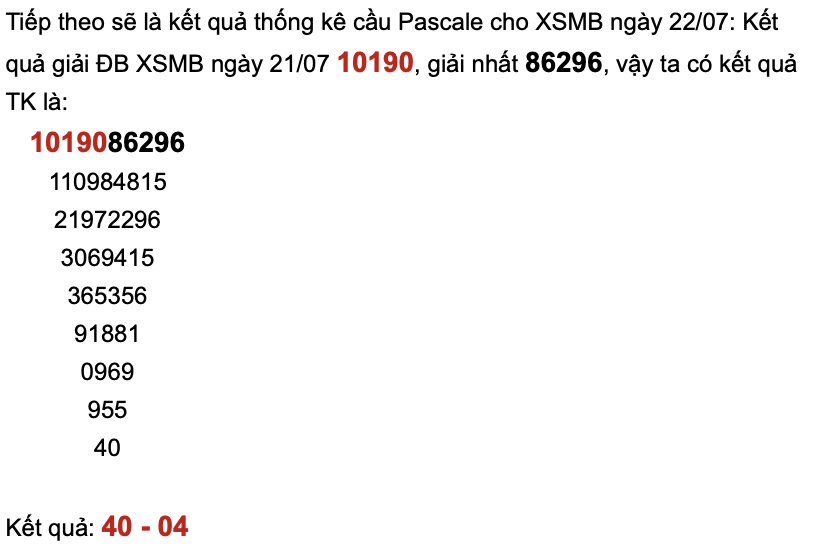 II. Các phương pháp soi cầu phổ biến